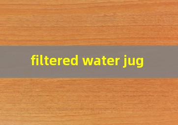  filtered water jug